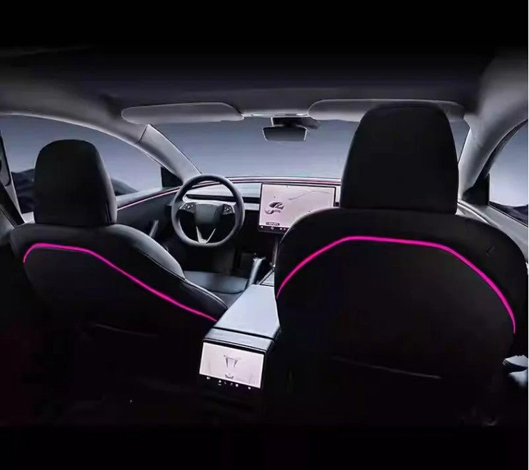 Seat Back Ambient Lighting for Model 3 Highland & New Model Y (2PCS)