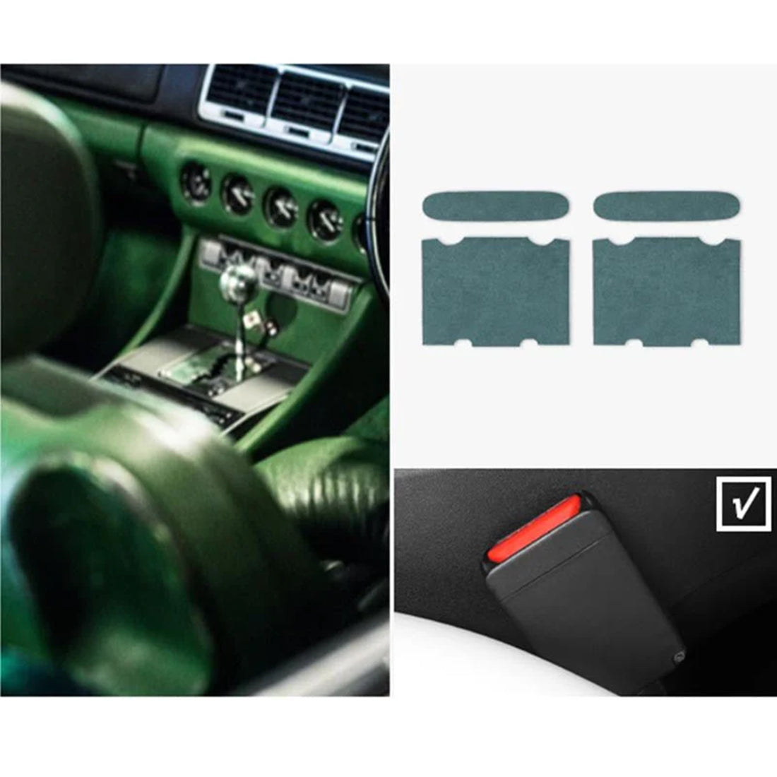Tespart - Seatbelt Buckle Cover Sticker Protector For Model 3/Y