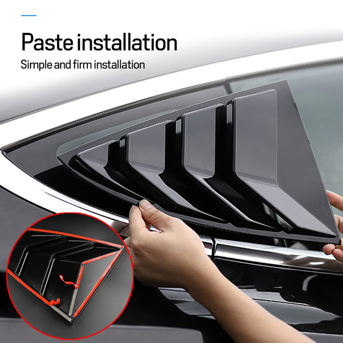 Tespart - Side Window Vent Cover for Tesla Model 3 2017-2023 [2 PCS]