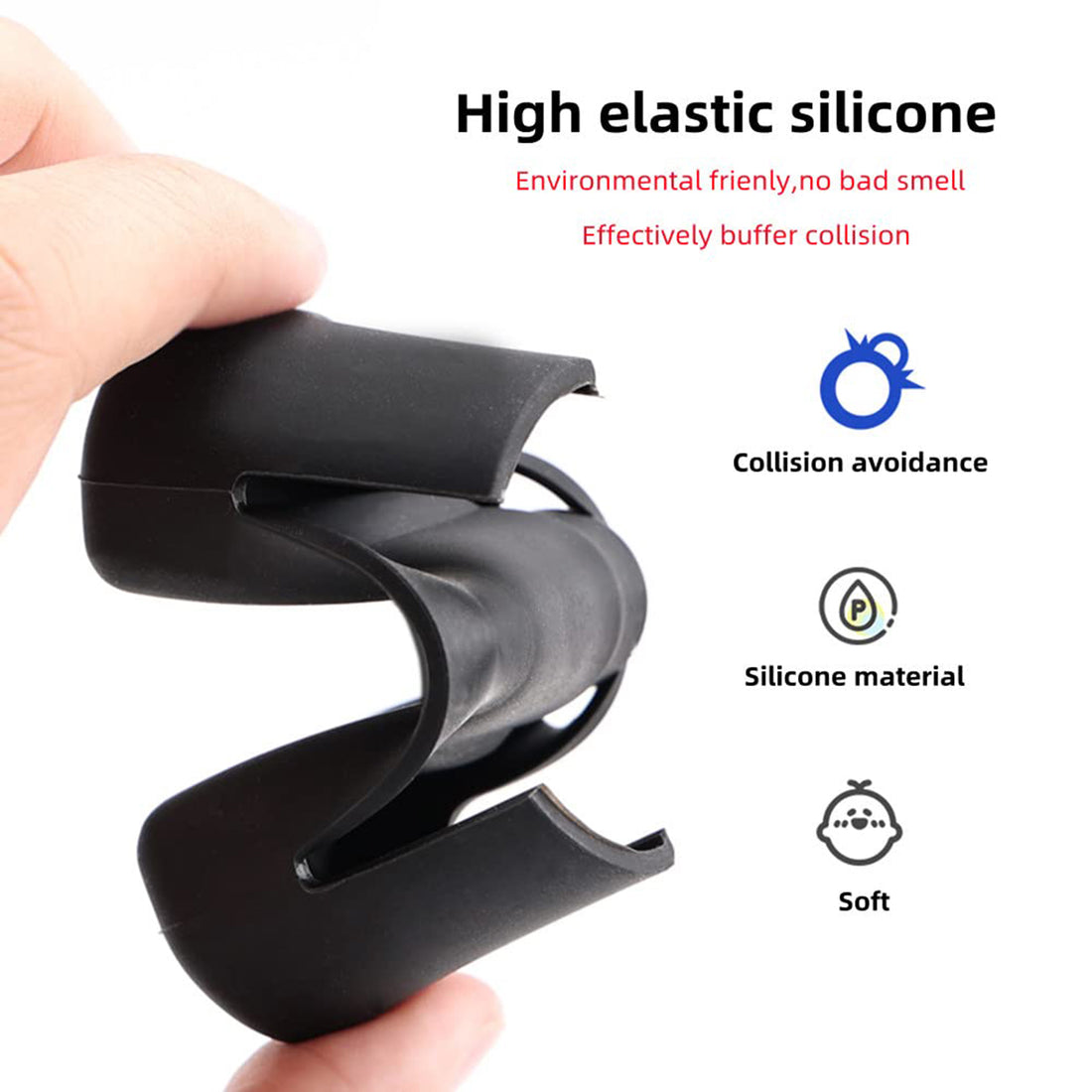 Tespart - Silicone Seat Belt Buckle Cover for Tesla Model Y/3