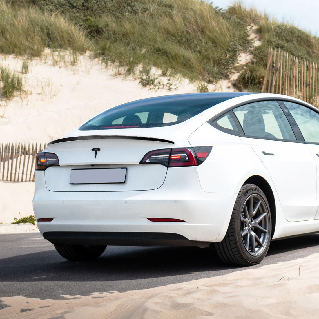 Tespart - Model 3 / Y Spoiler DC-Style - Carbon Fiber Exterior Mods
