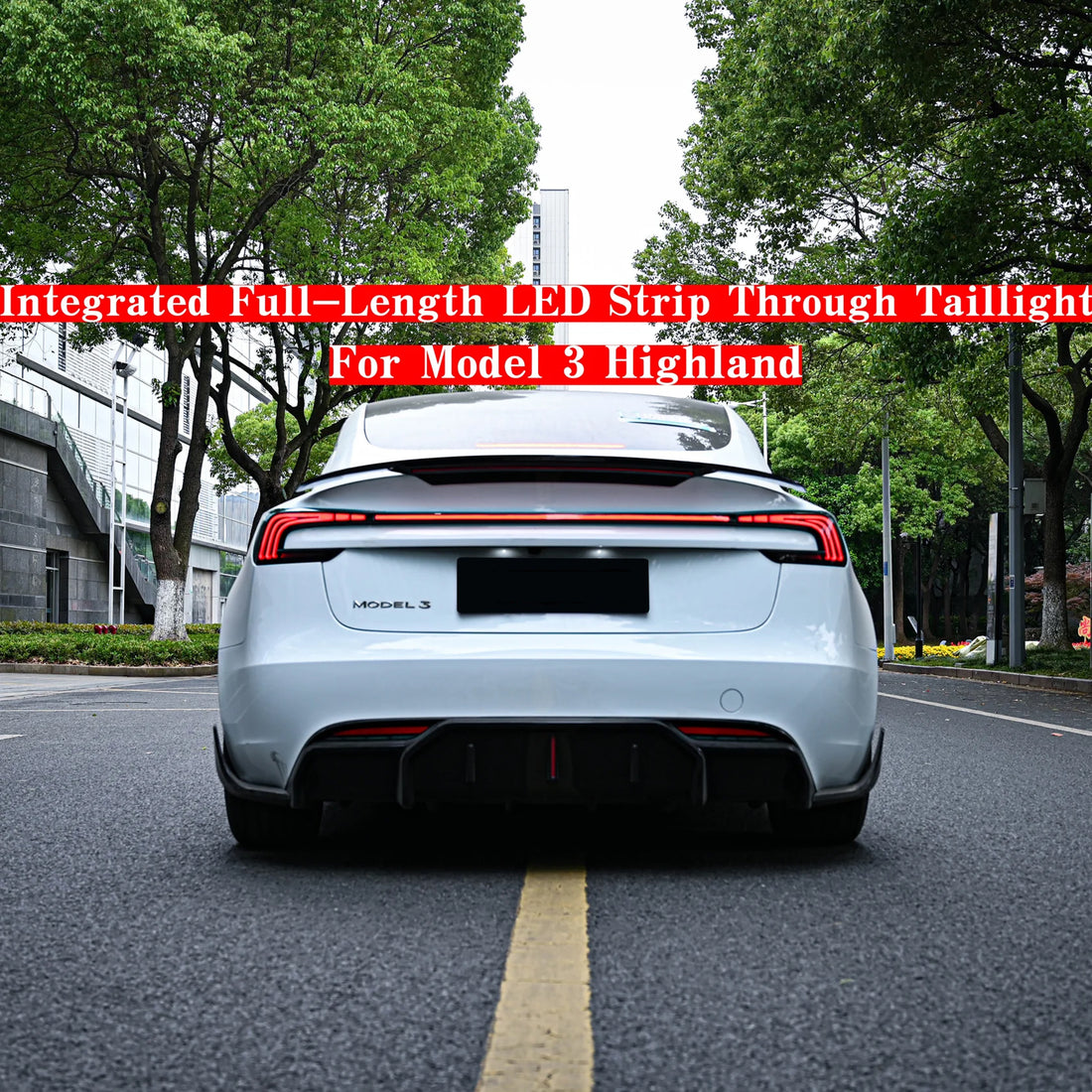 Tespart - Starlink Full-Width Strip Taillight for Tesla Model 3 Highland