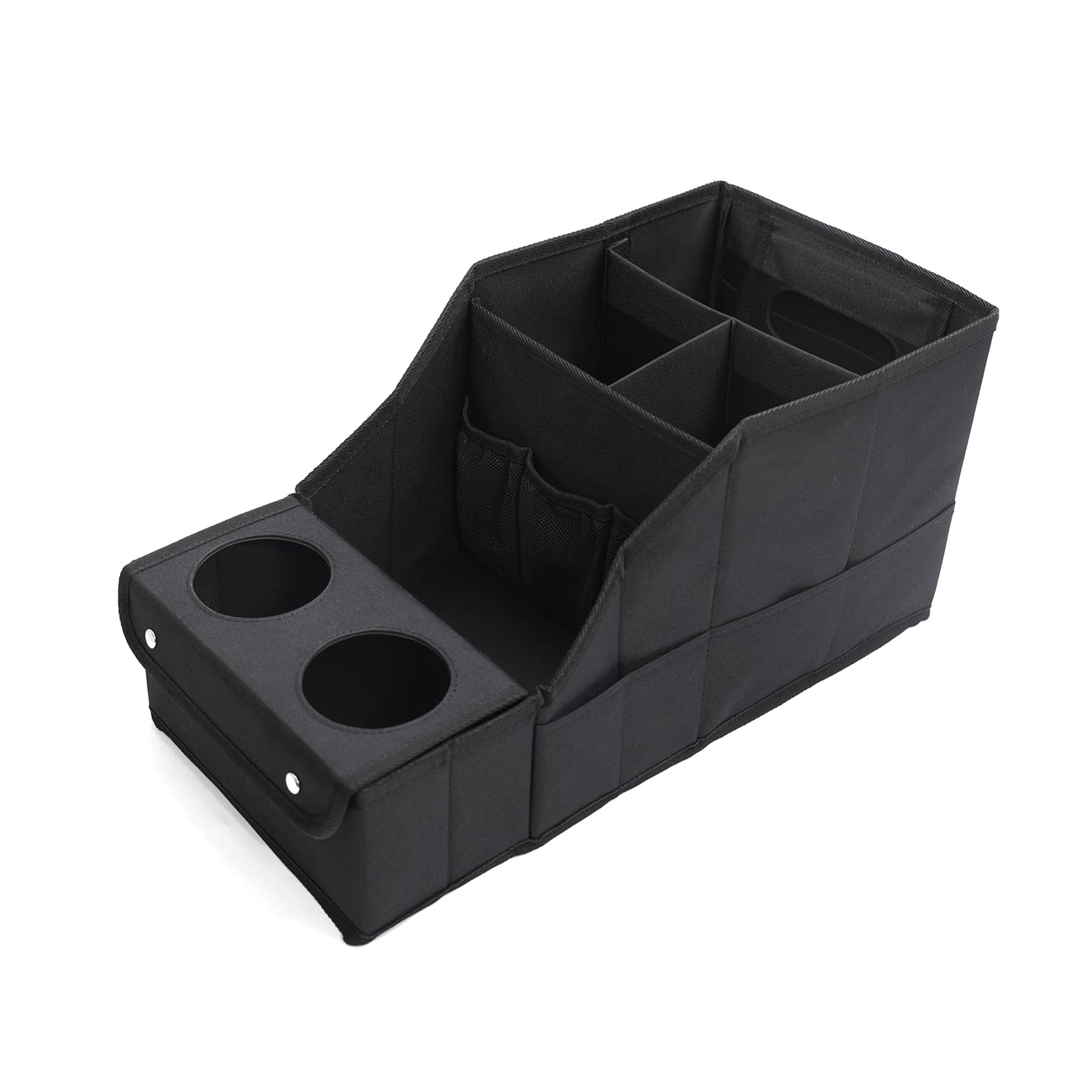 Tespart - Storage Bag Lower Center Console Organizer With Cup Holder for Cybertruck