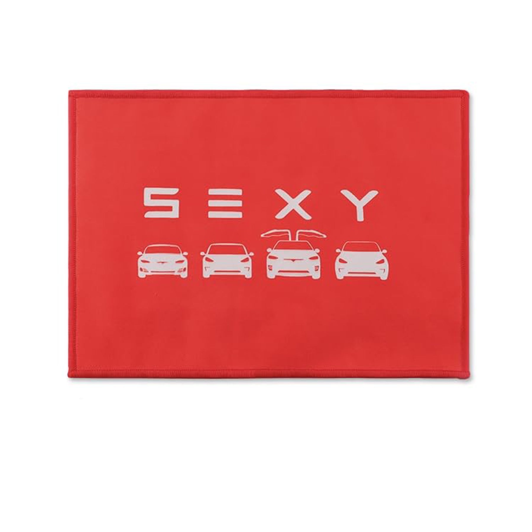 Tespart - Suede Coral Velvet Double-Sided Car Towel For Tesla Model 3/Y/X/S