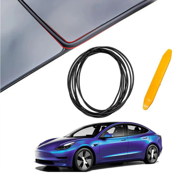 Sunroof Rubber Seal Wind Noise Reduction Kit for Tesla Model Y 2020-2024