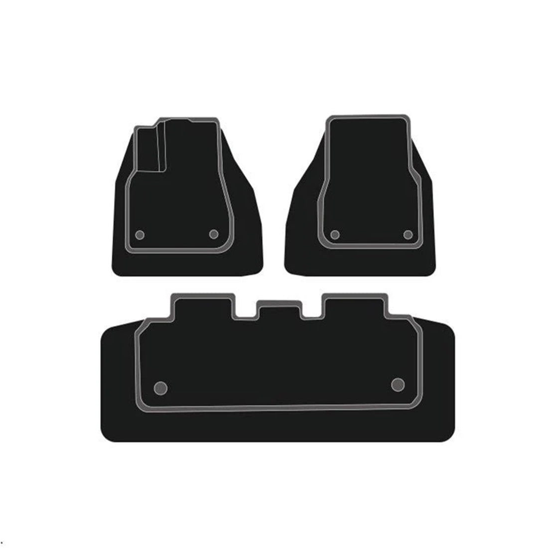 Tespart - TITA Full Surround Floor Mats for Tesla Model 3 Highland/Y