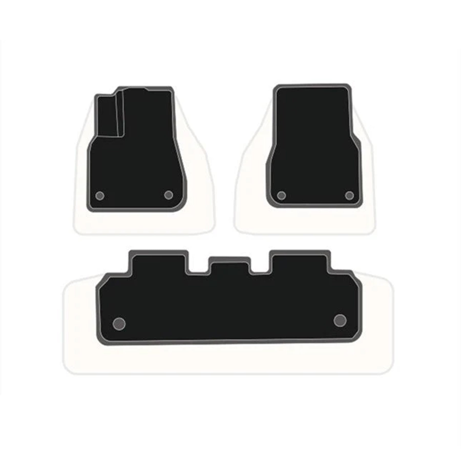 Tespart - TITA Full Surround Floor Mats for Tesla Model 3 Highland/Y