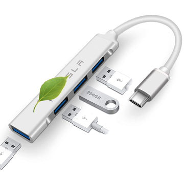 Tespart - Tesla USB Tepy C Hub suitable for Model 3/Y/S/X 4 in 1 USB 3.0 Ports