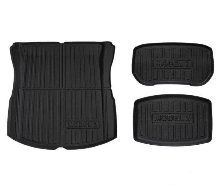Tespart - Tesla model 3 Highland All Weather TPE FrontRear Trunk Mat