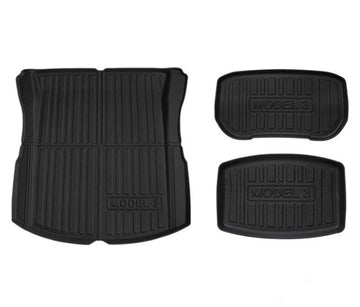 Tespart - Tesla model 3 Highland All Weather TPE FrontRear Trunk Mat