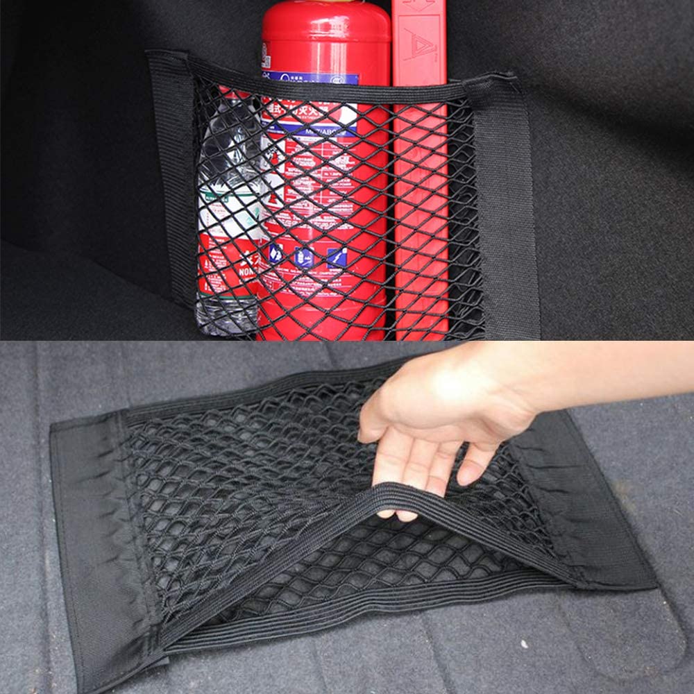 Bolsa de almacenamiento de maletero, red de carga de malla para Tesla