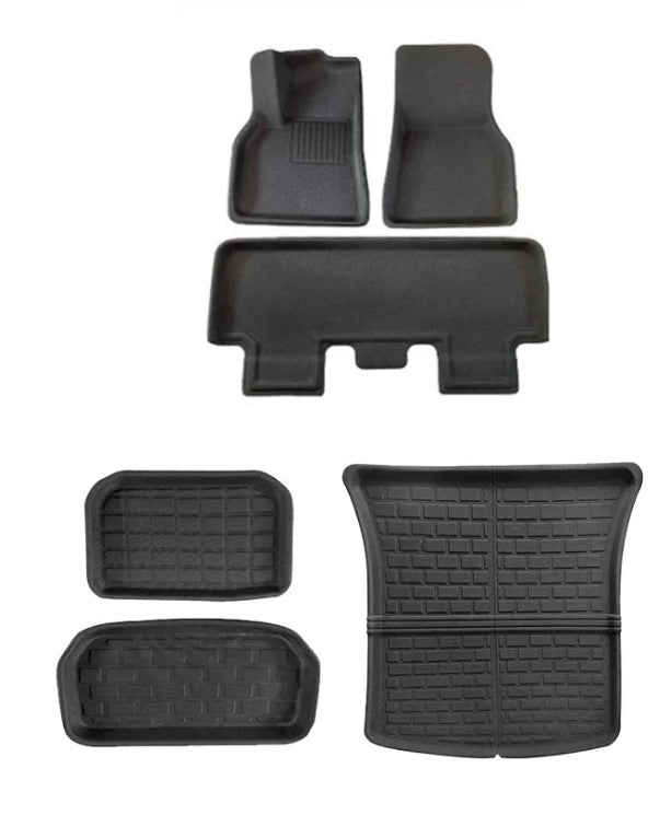Tespart  All Weather 3D Floor Mats for Tesla Model Y & Model 3 Highland