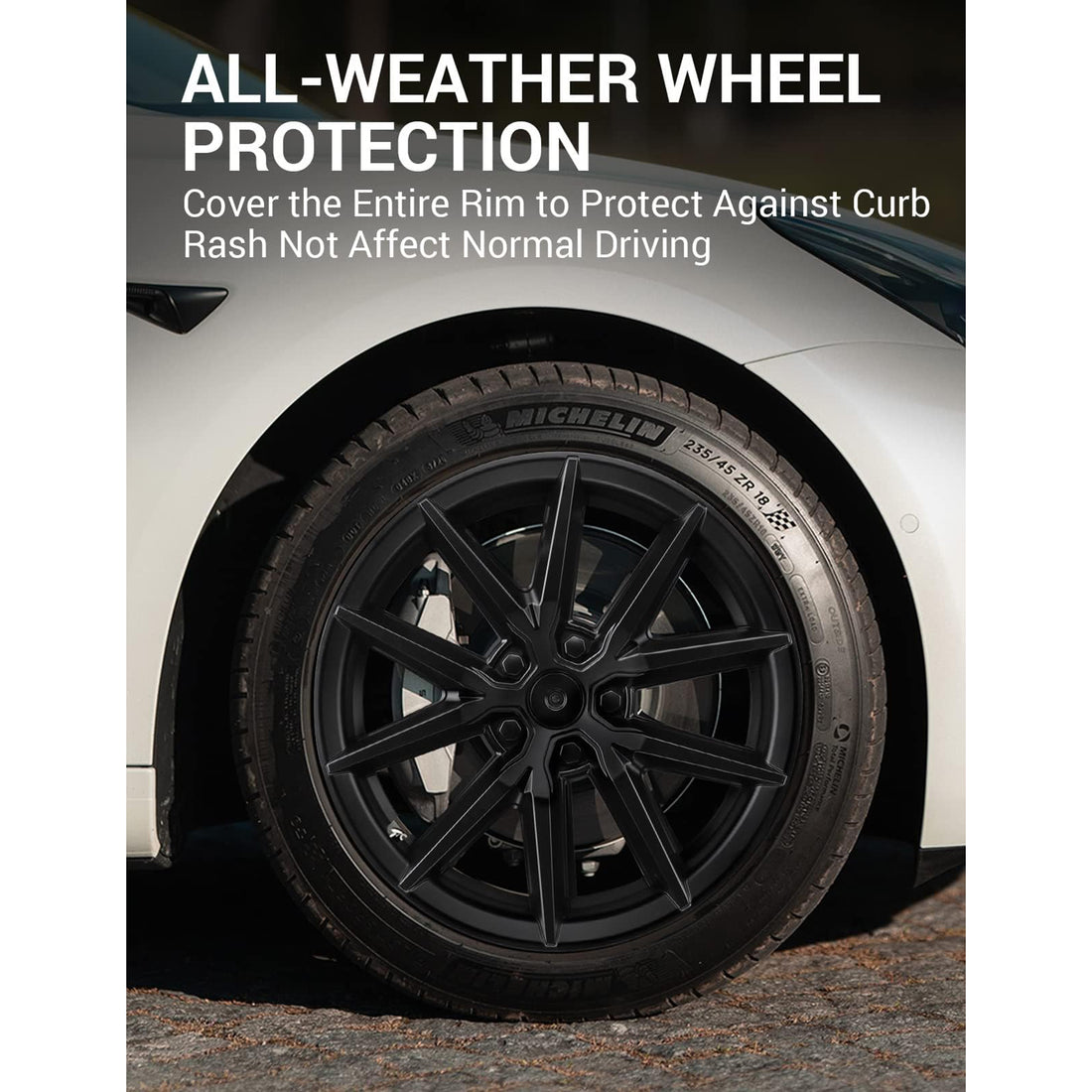 Tespart - Thunder 18' 19' Wheel Covers For Tesla Model 3/Y（4PCS)