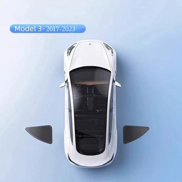Tespart - Triangle Side Window Shades for Tesla Model 3