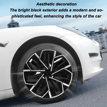 Tespart- 19' Trinan Wheel Covers for Tesla Model Y（4PCS)