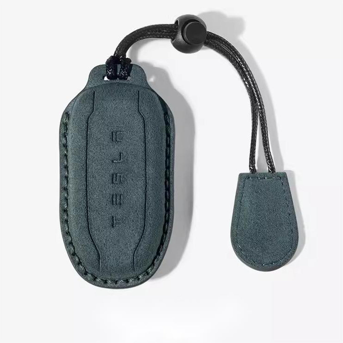 Tespart - Tumbled leather key bag for Tesla