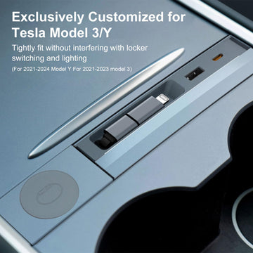 Tespart - USB Hub Docking Station For Tesla Model 3/Y