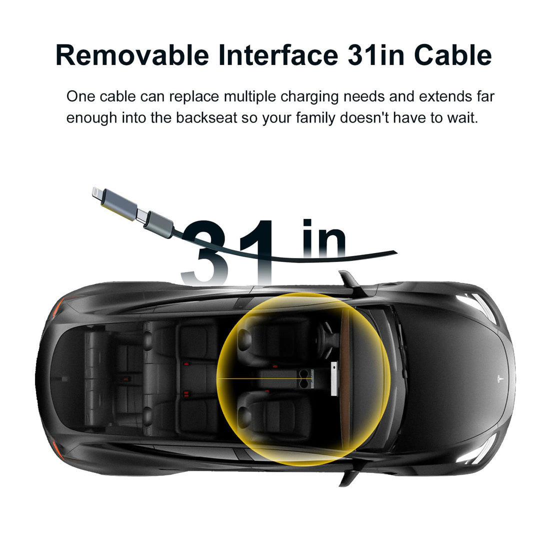 Tespart - USB Hub Docking Station For Tesla Model 3/Y