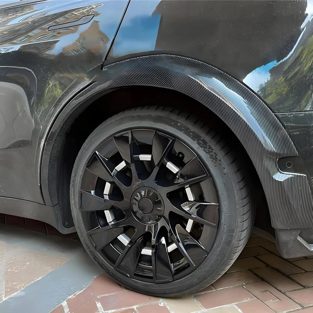Tespart- 20" Warlord Wheel Covers For Tesla Model Y (4PCS)