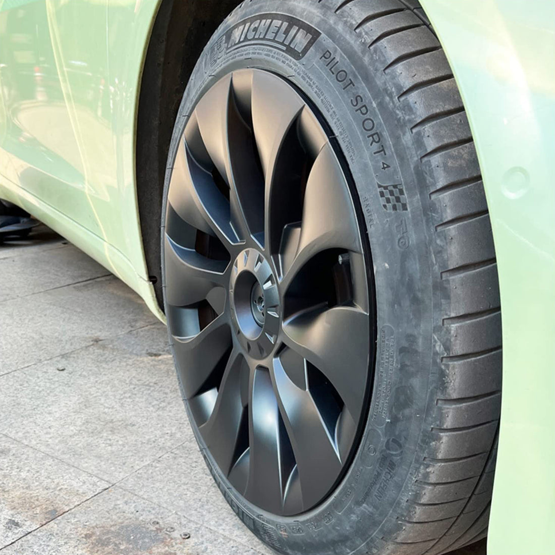 Tespart- 20-Inch Wheel Hub Cover for Tesla Model Y 2020-2024