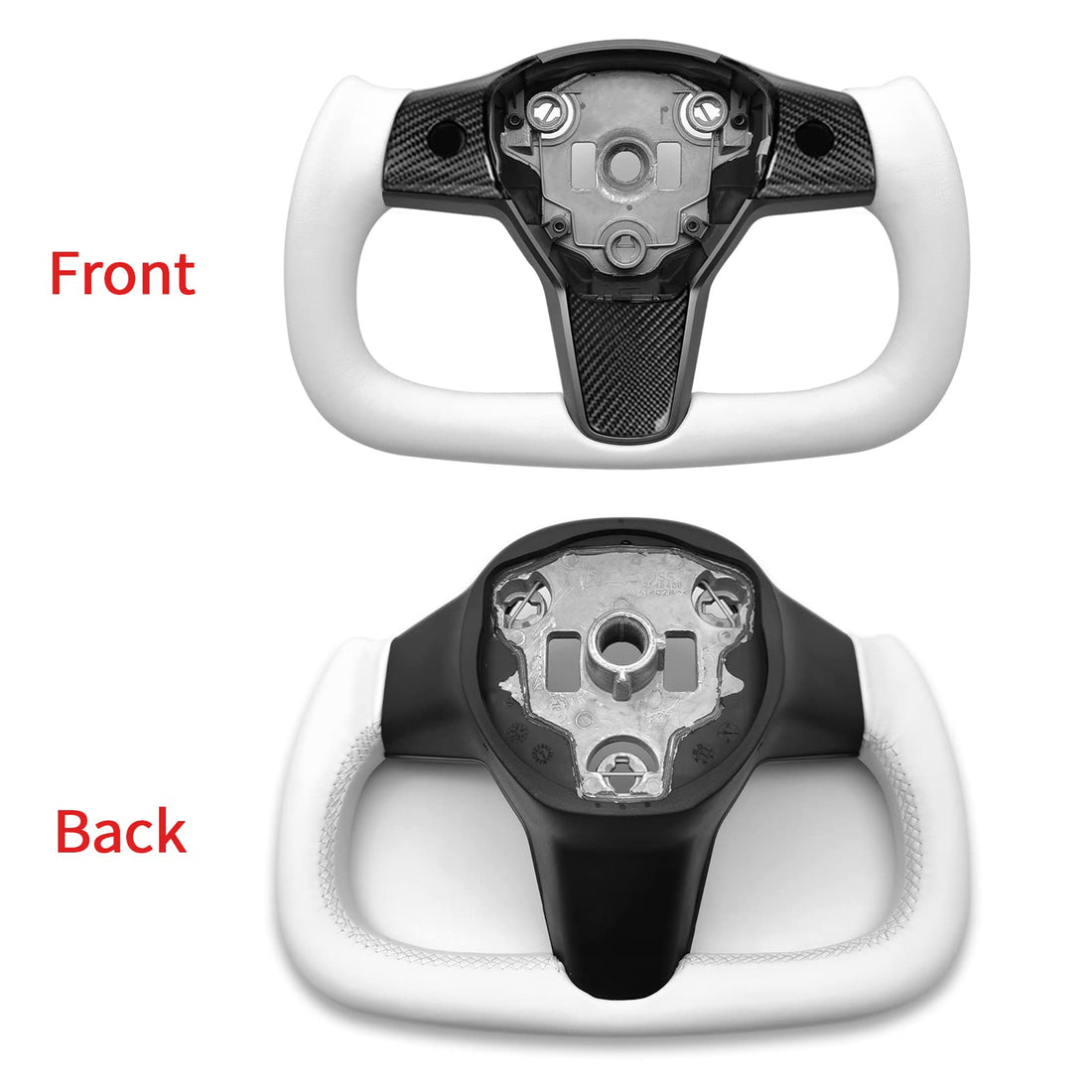 infinaware - Yoke Carbon Fiber Steering Wheel for Model 3 / Y【Style 37】