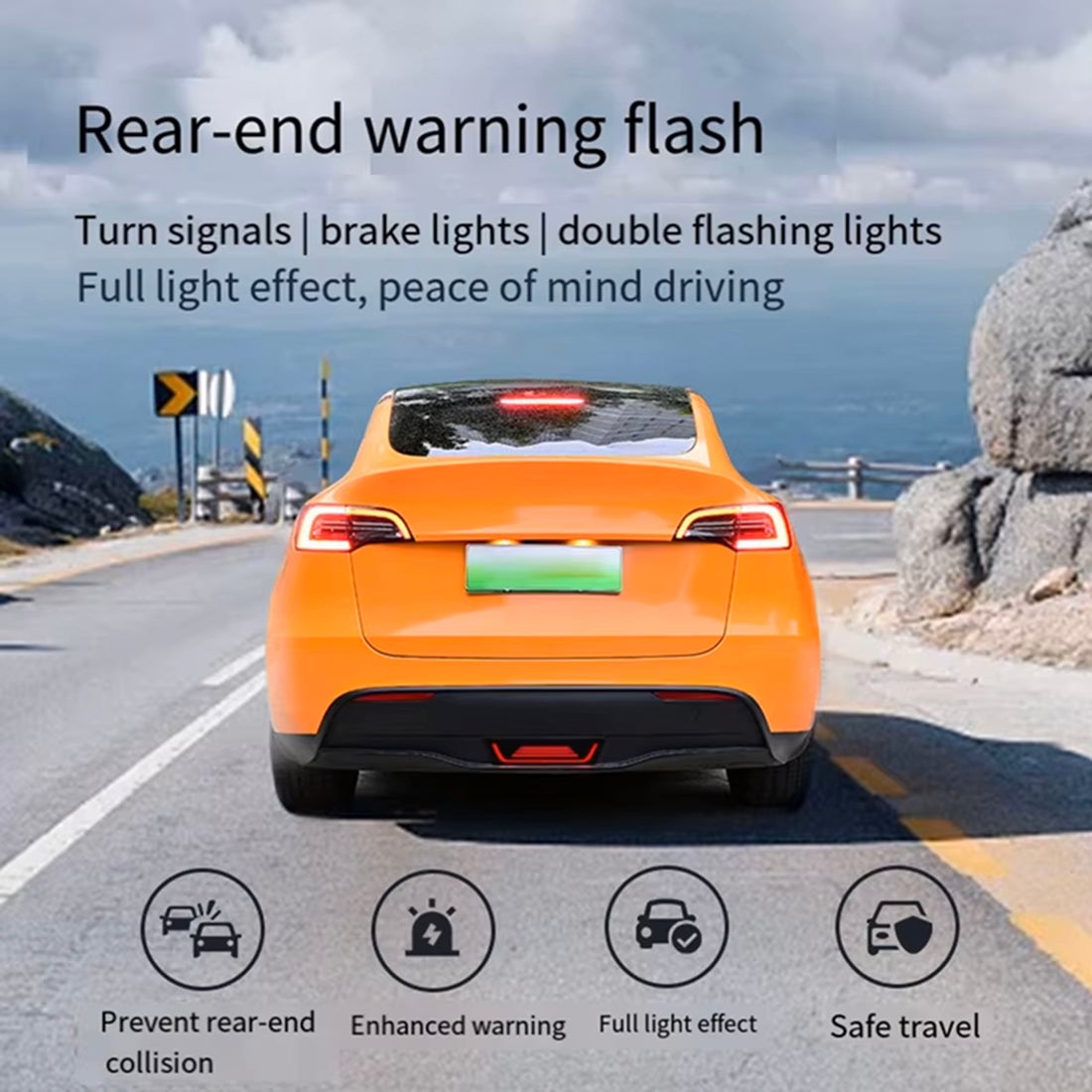 Tespart - Zebra Crossing Pilot Lights for Tesla Model Y