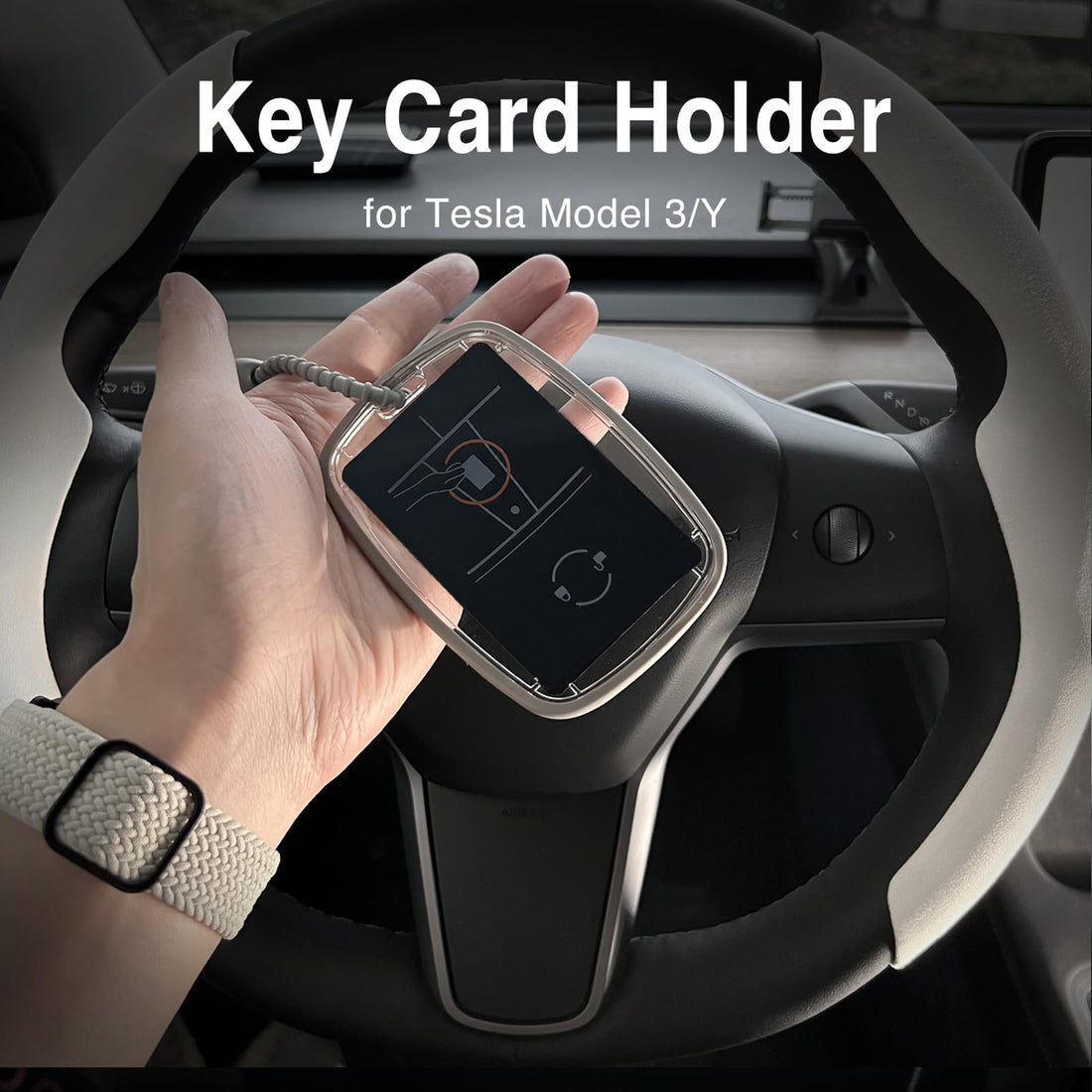 Tespart - Tesla Model Y/3 card key holder case